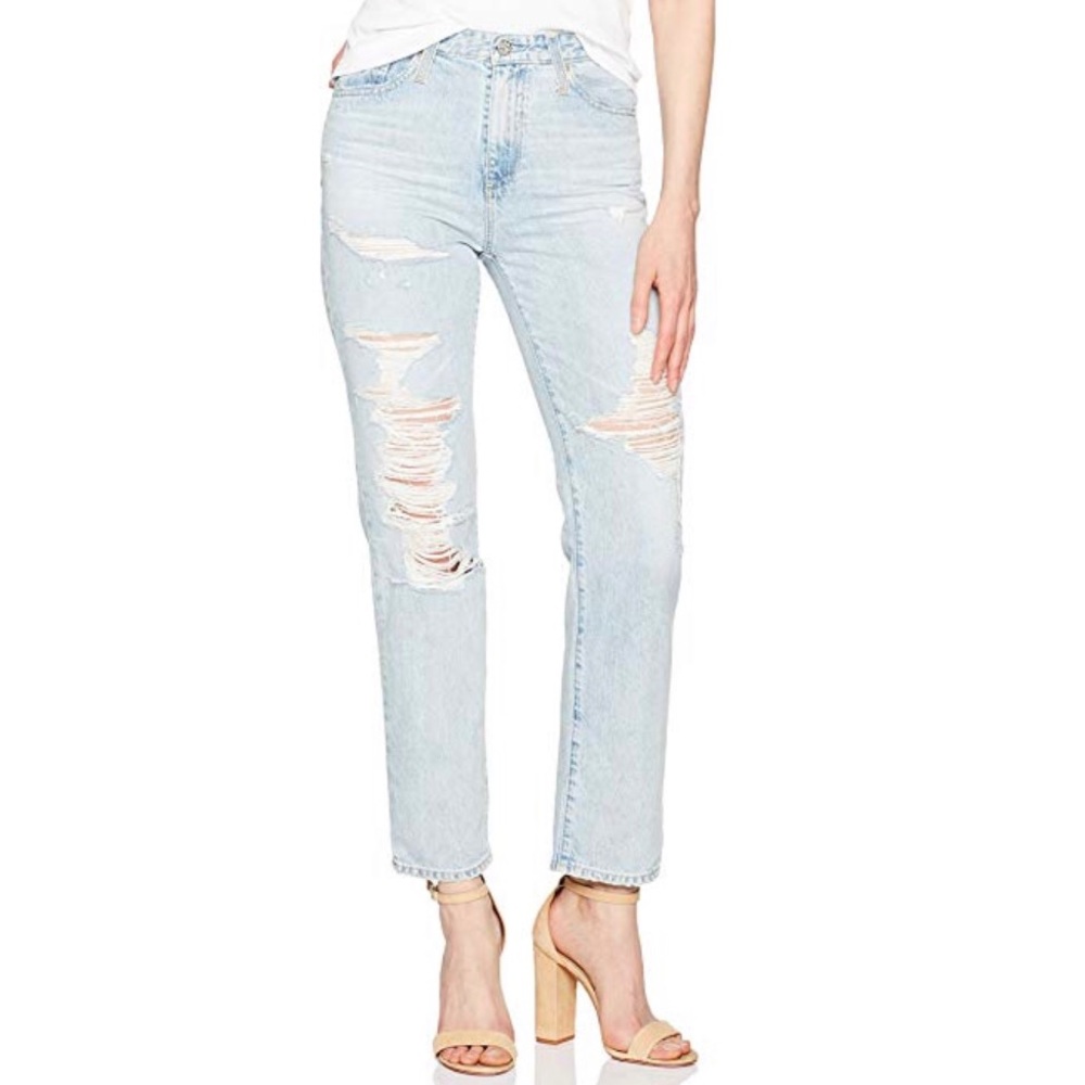 AG The Phoebe High Rise Slim Straight Leg Jean NWT